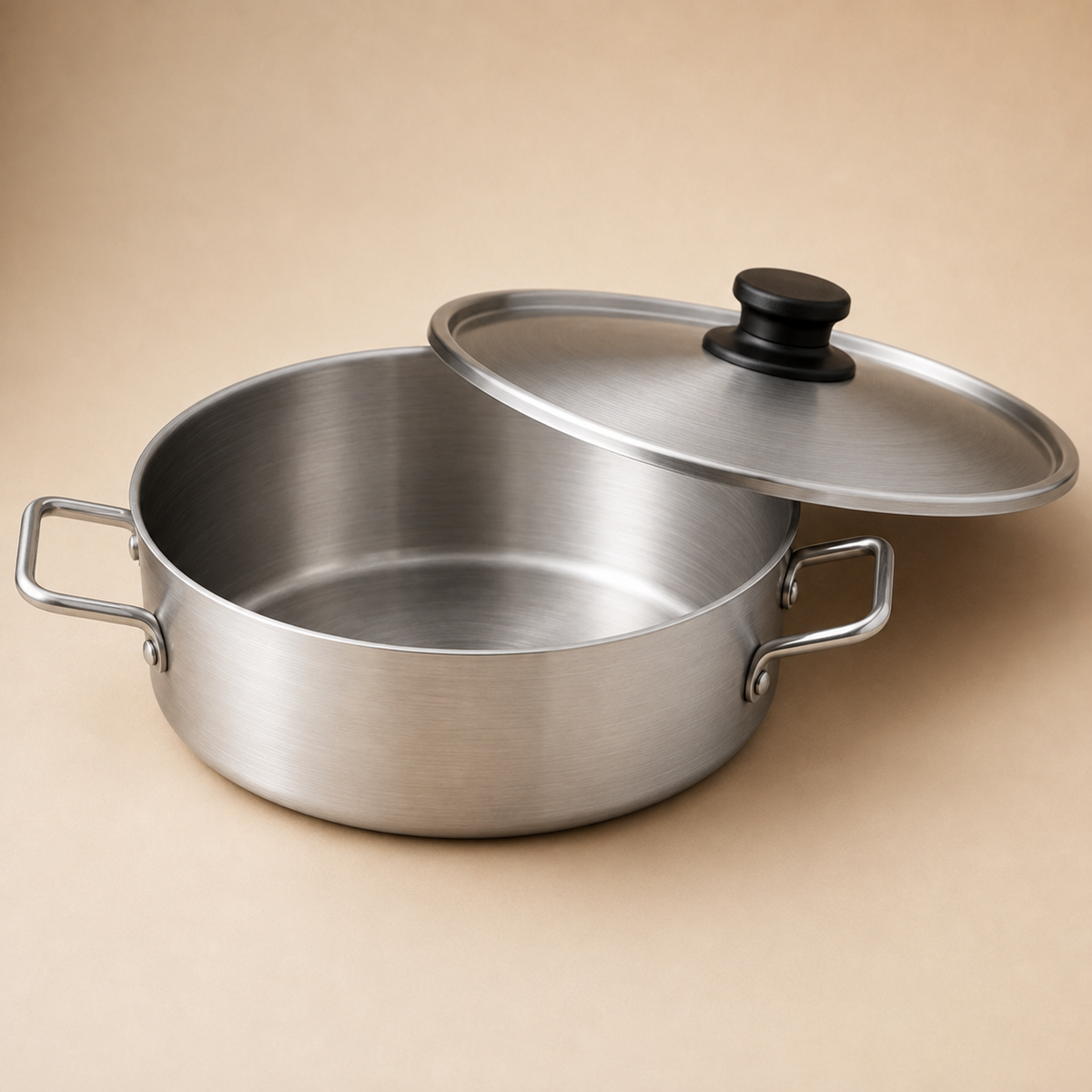 Faitout avec couvercle diamètre 36 cm pour Tonneau Gourmand