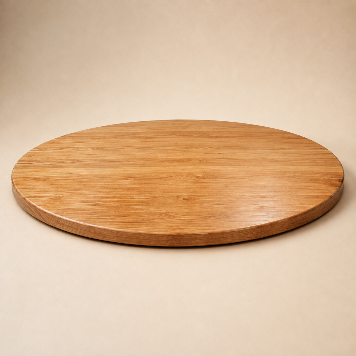 Plateau rond en bois pour Tonneau Gourmand disponible en 120 et 150 cm